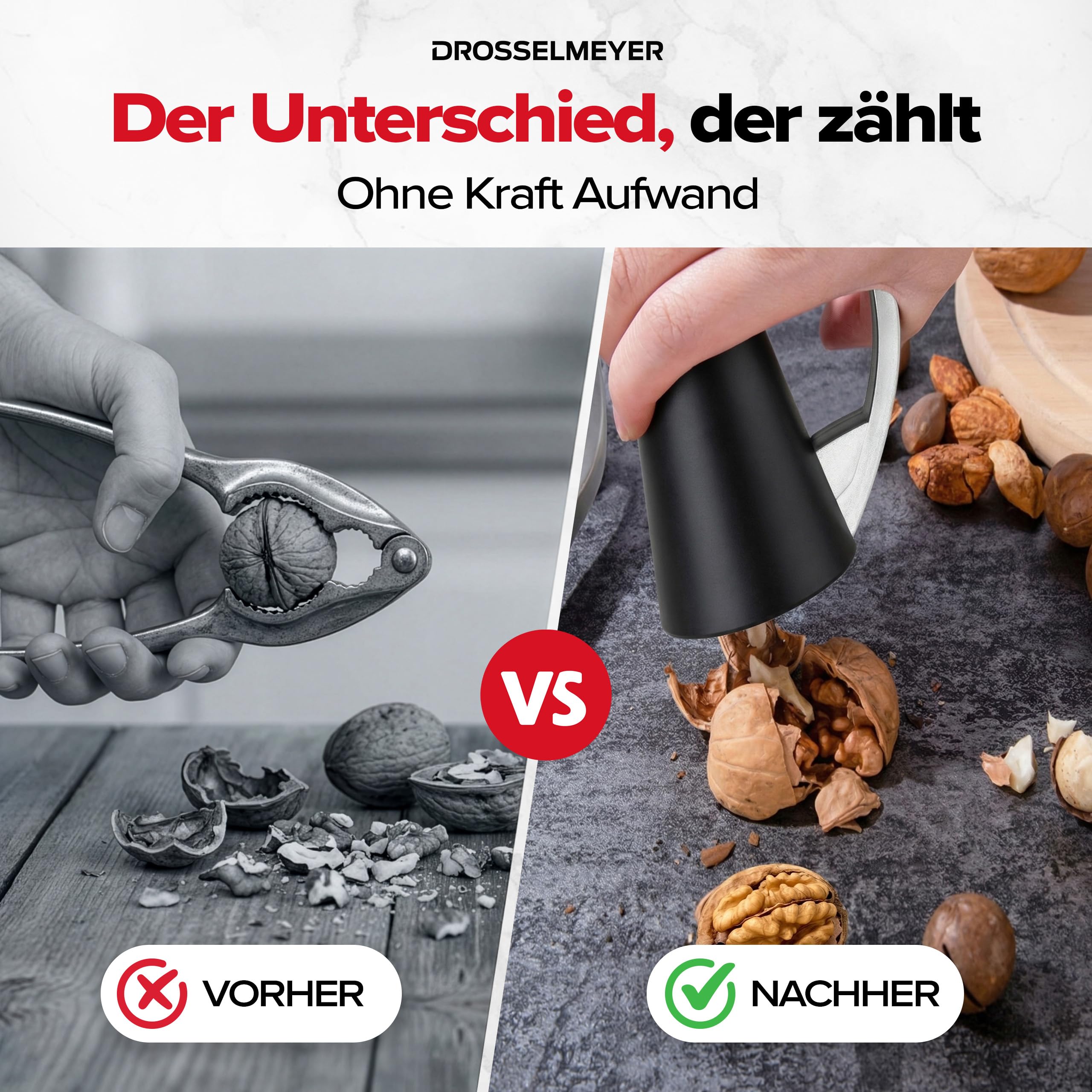 Drosselmeyer Design Nussknacker (Schwarz)