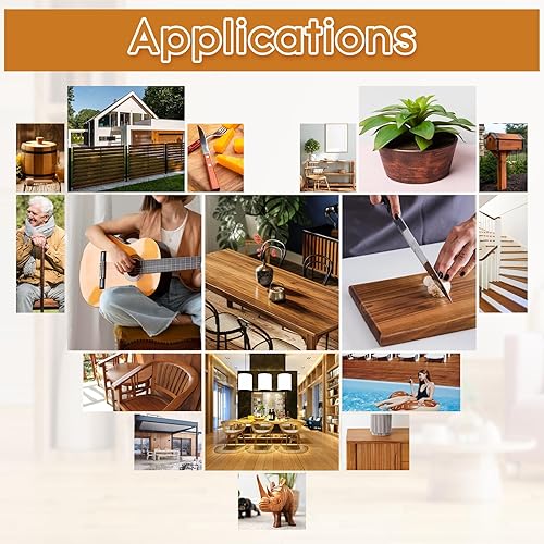 Miniatura 5 de Aceite Tung puro de 128 onzas para madera al aire libre e interior, sellador de grado alimenticio, acabado de aceite Tung de 1 galón, aceite de