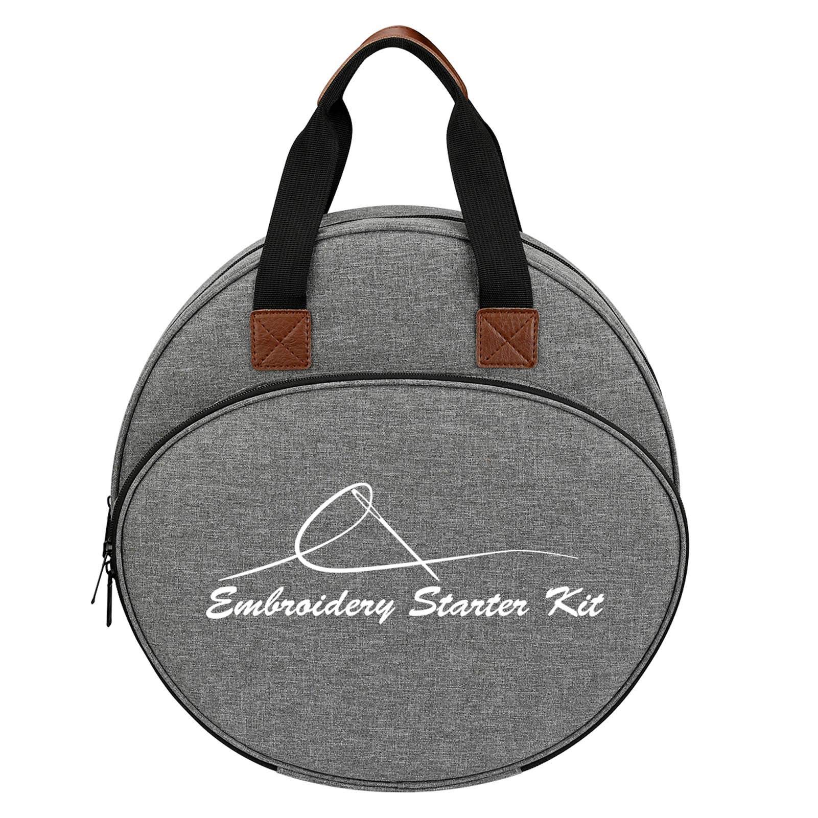 Borsa Per Ricamo Coopay - Multitasche, Tessuto Oxford Impermeabile, Grigio, 36.5x30x14cm - Foto 9