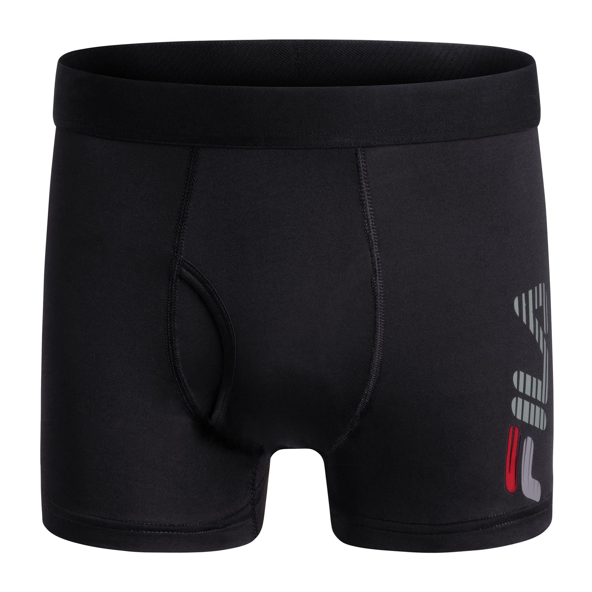 Fila Męskie 10 cm Trunk Front Fly, 90% Poliester 10% Spandex, 4-pak