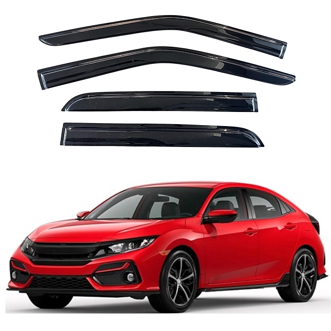 本田思域掀背版2016-2021专用窗饰挡雨器 Mugen风格
