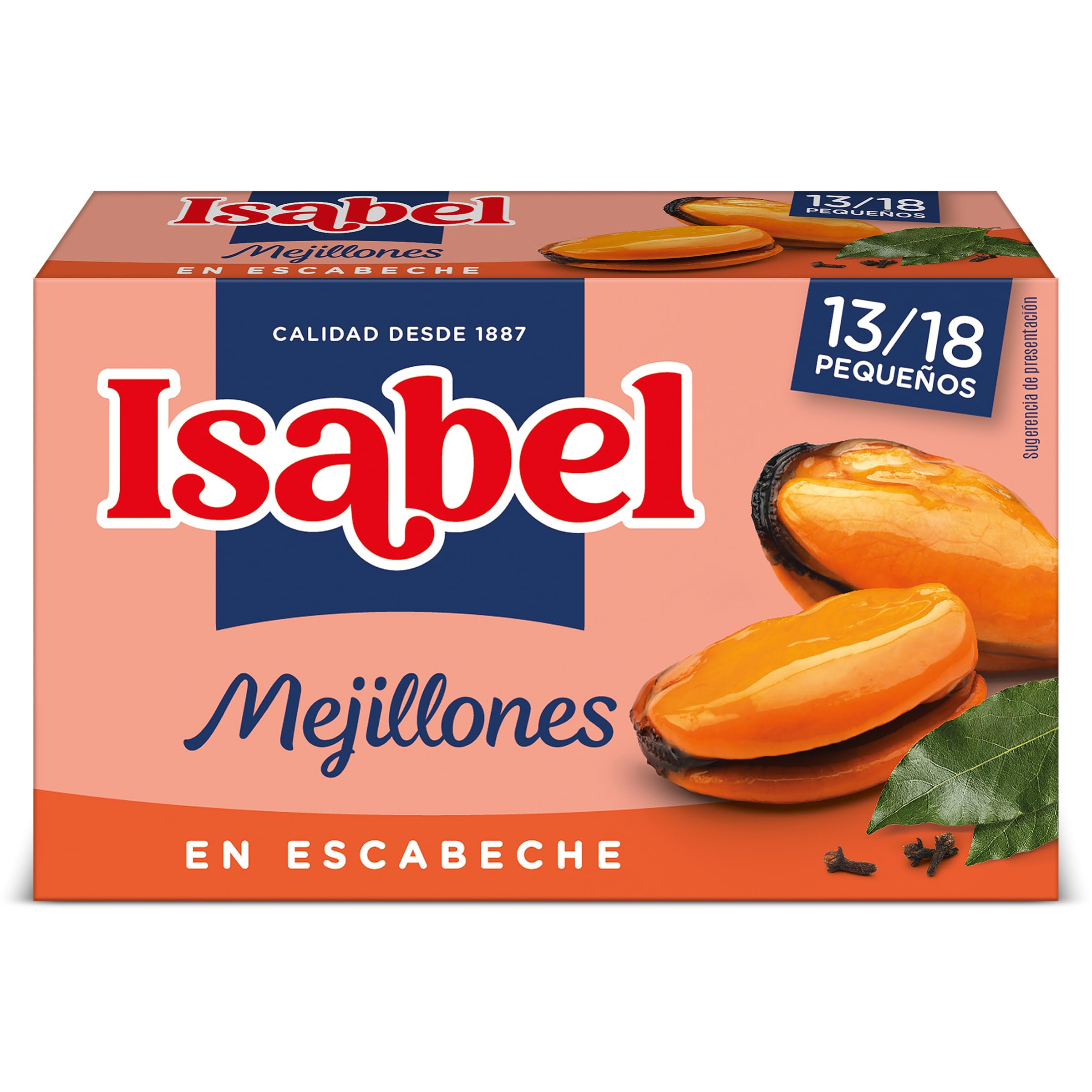 Isabel Mejillones De Las Rías Gallegas En Salsa Escabeche 115 g 13-18 Piezas