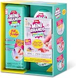 Mini Brands Fill the Fridge S1 Playset + 2pk INT Capsules by ZURU, Miniature, Mini, Food, Foodie, FoodTok, Collectible, Unboxing, Toy, Stocking Stuffer - 2