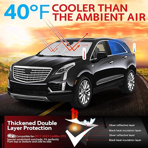 Miniatura 120 de KAYZT Parasol para parabrisas para Toyota Tacoma 2016-2025, plegable, accesorios de ajuste personalizado para ventana delantera