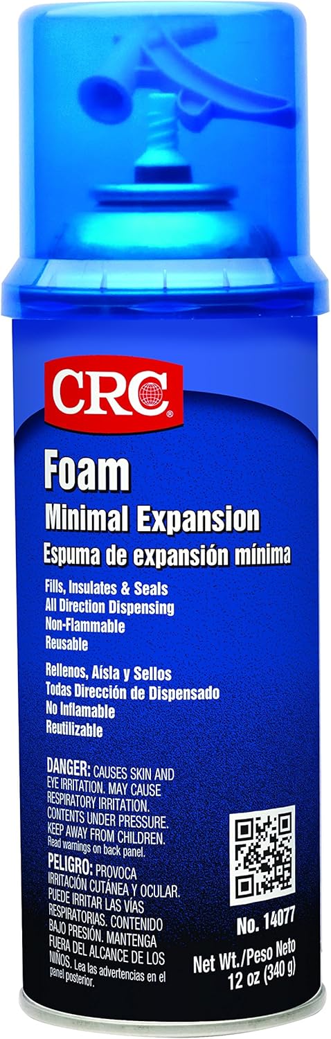 CRC Minimal Expansion Foam, 12 Wt Oz, (Pack of 12), 14077CS