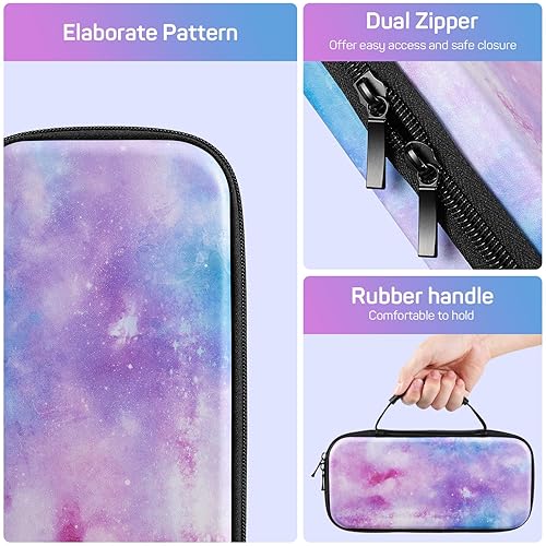 Miniatura 6 de MoKo Funda de transporte para Nintendo Switch y nueva consola Switch OLED, funda de transporte portátil de viaje con 10 ranuras para tarjetas de