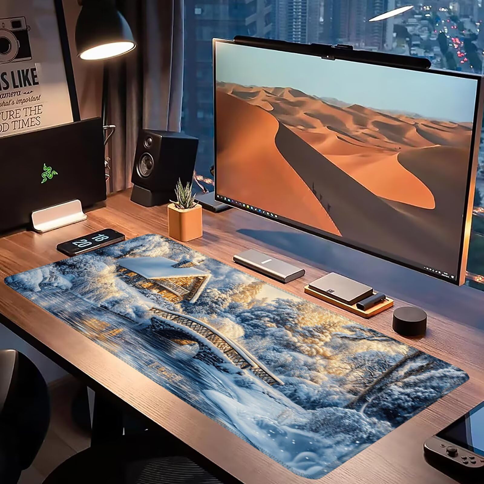 Podkładka pod mysz, podkładka pod mysz XXL 1200 x 600 podkładka pod mysz dla graczy, wodoodporna gumowa podstawa, duża podkładka pod mysz do gier na biurko zszyte krawędzie wodoodporna antypoślizgowa