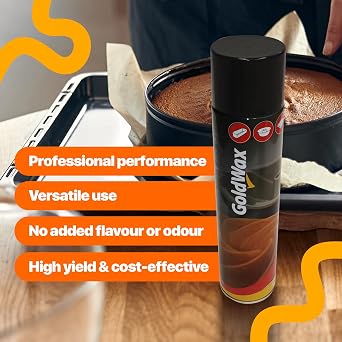 Goldwax Non-Stick Baking Spray 600ml, Cake Release Agent for Bakeries