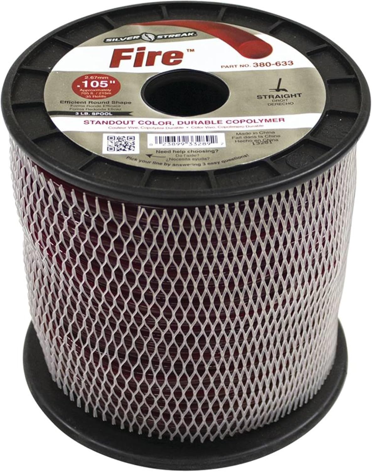 Stens 380-633 Silver Streak Trimmer Line 705-Foot by .105-Inch