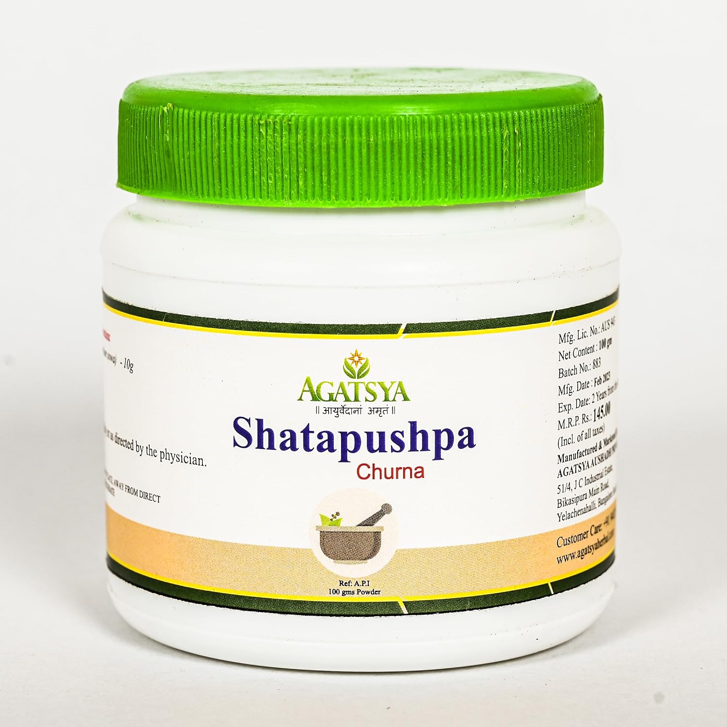 Agatsya Shatapushpa Churna 100g | Shatapushpa Powder| No added Preservatives| - Review, Price and Buying Guide