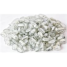 Hosley White Opaque Glass Vase Filler 500g Decorative Floral Beads for Vases, Candle Holders, Wedding Centerpieces, Parties & Home Decor Arrangements