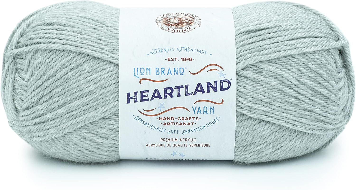 Lion Brand Yarn Heartland Yarn for Crocheting, Knitting, and Weaving, Multicolor