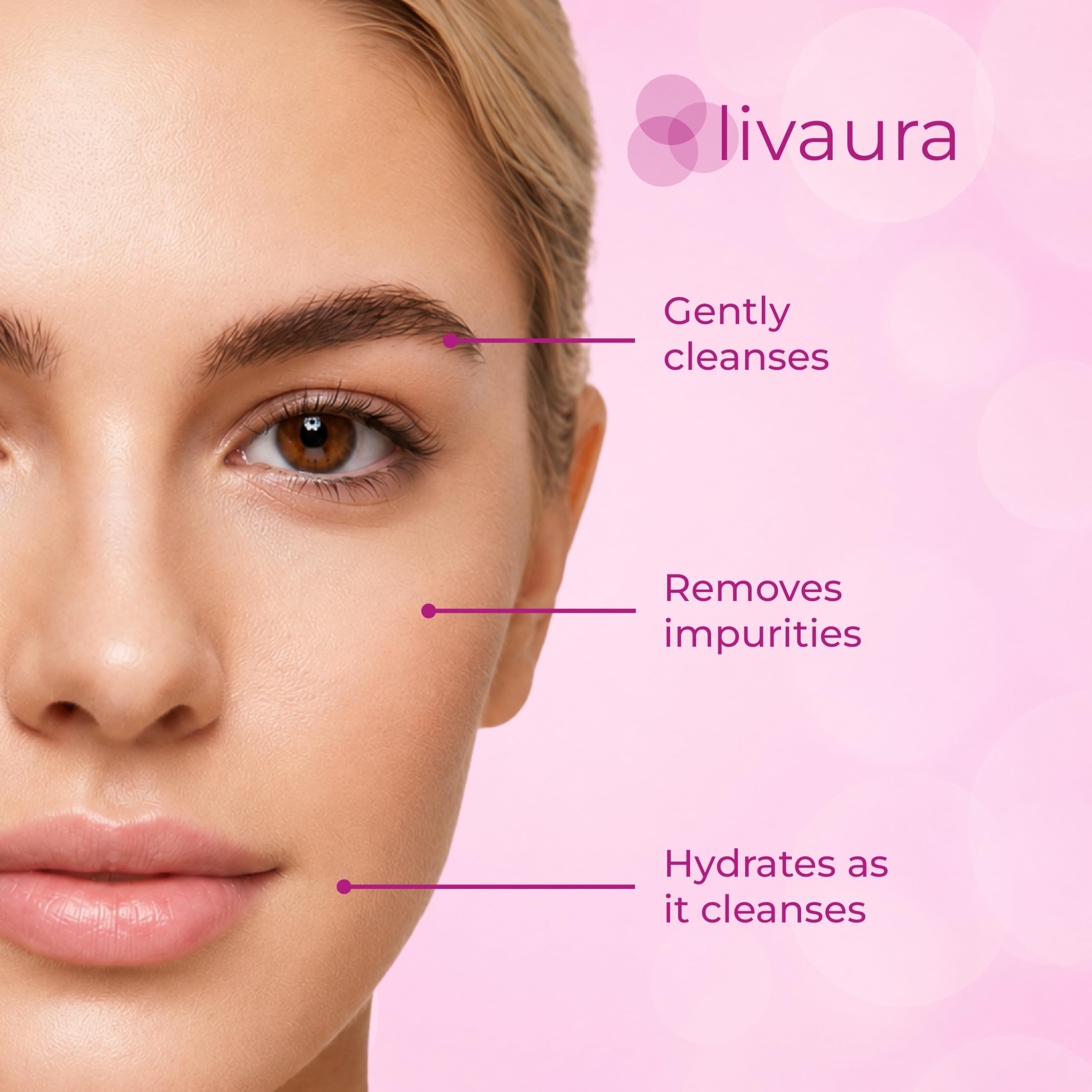 LIVAURA Retinol Creme-Reiniger Anti-Aging – 5 oz – Tägliches tiefenreinigendes Gesichtswaschgel verbessert Hauttextur & peelt für weicheres Gesicht – Vitamin A minimiert Falten & feine Linien