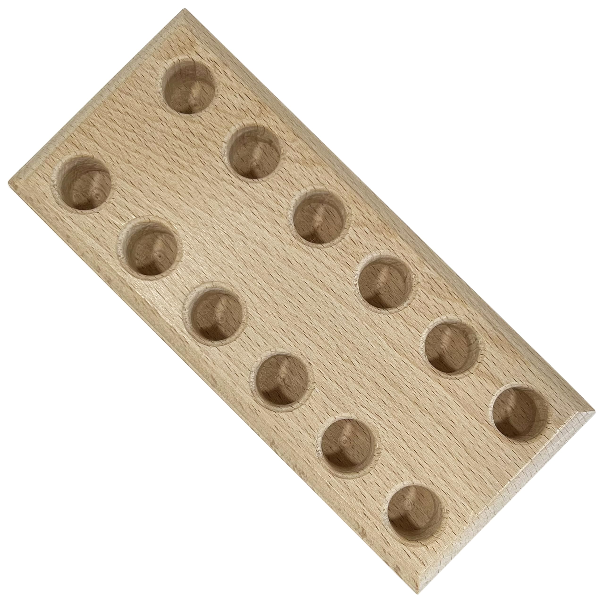 Houten tang met wig - Schapenwolproducten