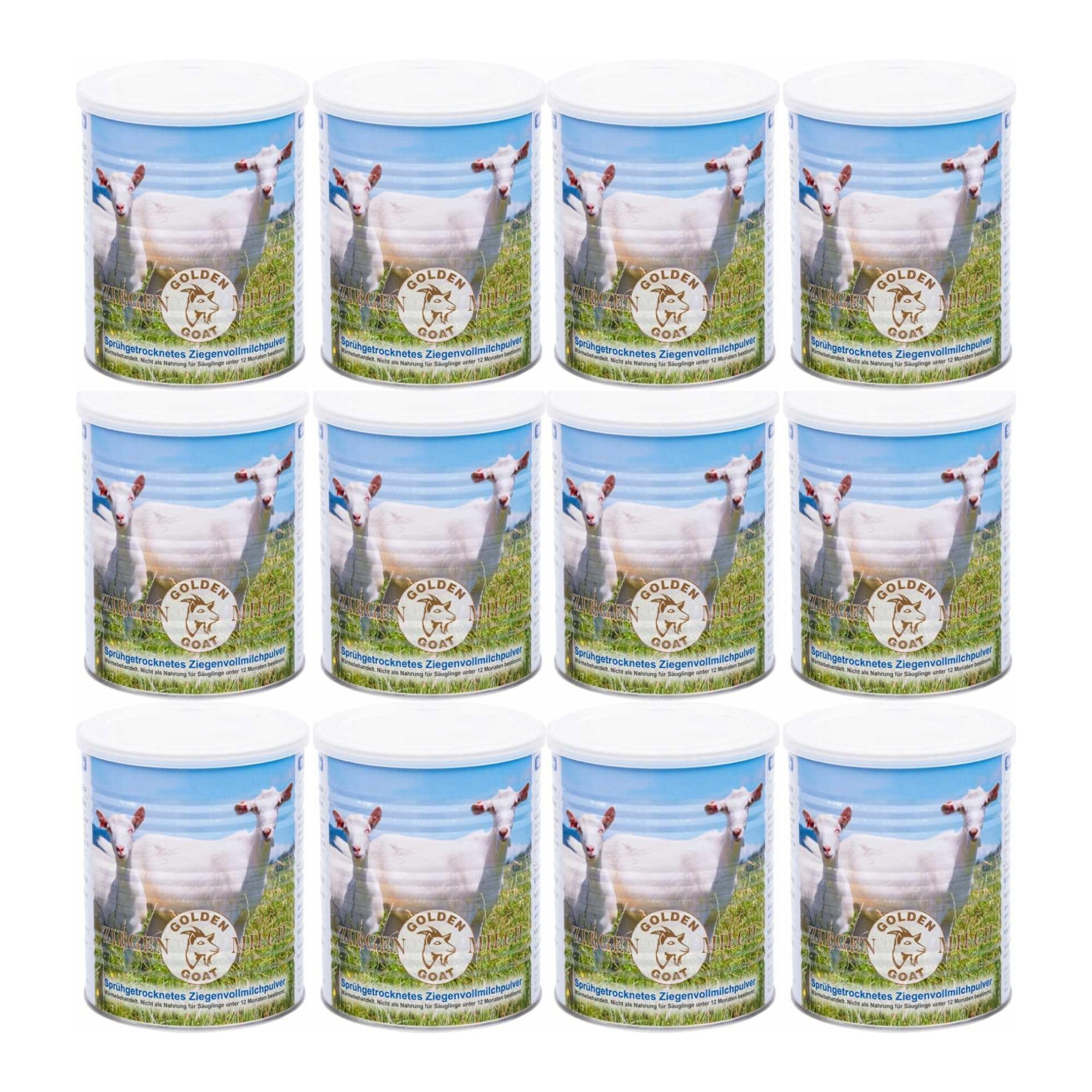 Leche en polvo de cabra Golden Goat de Bambinchen, paquete de 12 (12 x 400 g)