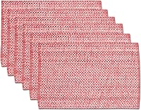 Vista 12 de Sweet Home Collection Trends - Mantel individual (100% algodón), Paquete de 4, Eggshell