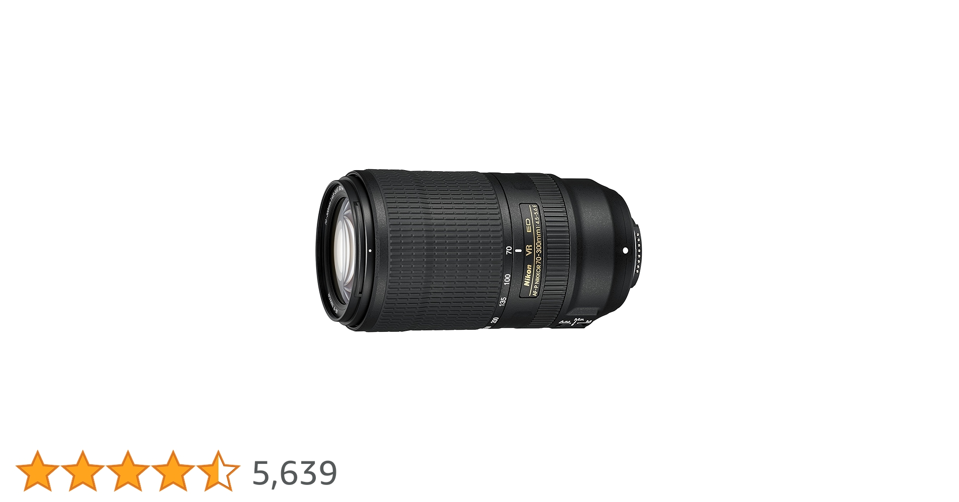 Nikon AF-P NIKKOR 70-300mm f/4.5-5.6E ED VR Fixed Zoom Digital Slr