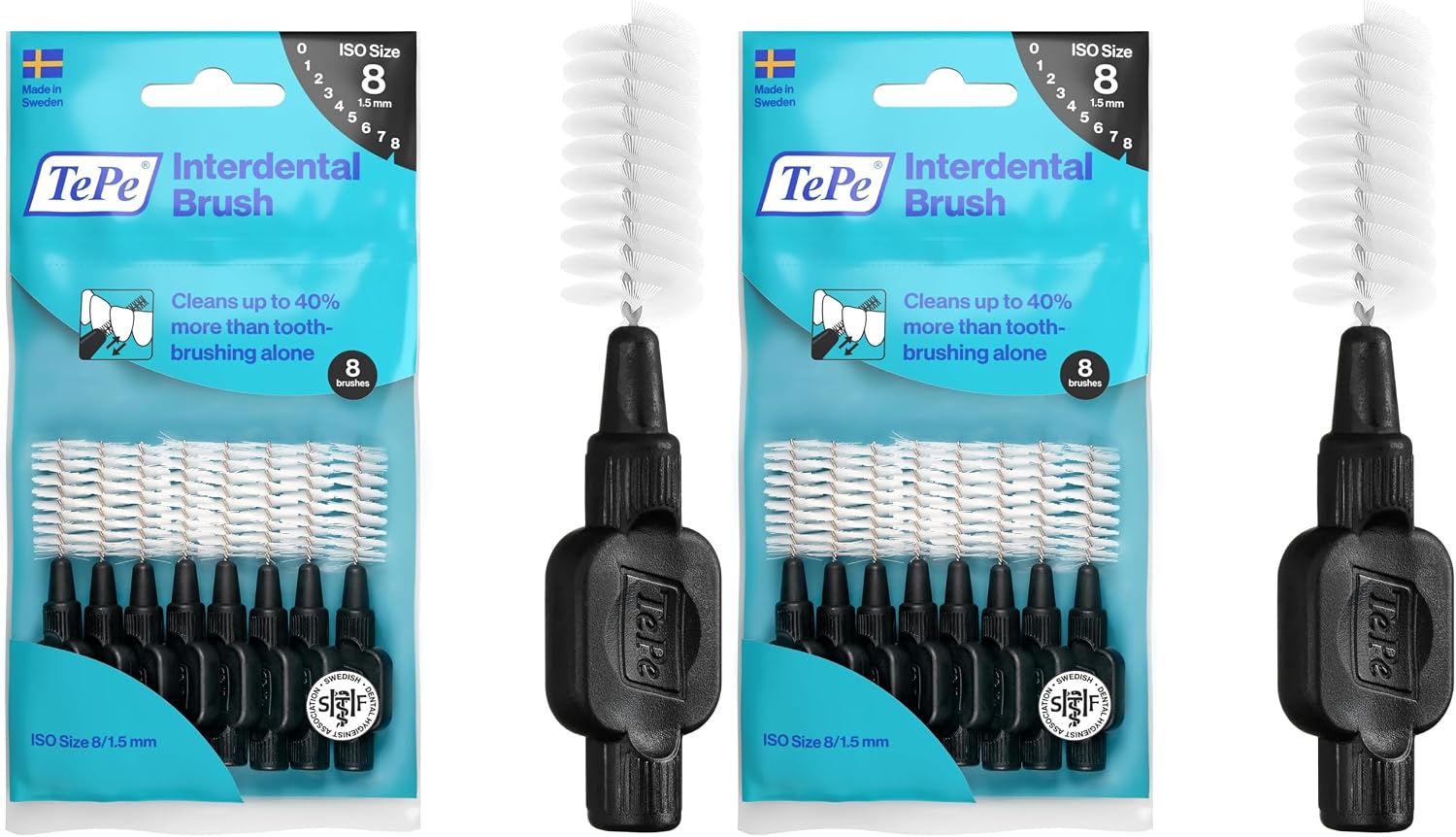 TEPE 1.5 MM SİYAH 8 Lİ (2 paketi)
