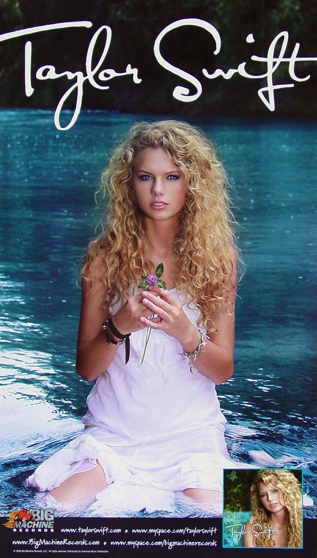 Big Machine Taylor Swift - Poster - New - Rare - Tim McGraw - The Outside - Mary's Song (Oh My My My) - Teardrops on My Guitar - Picture to Burn - Our Song - Should've Said No
