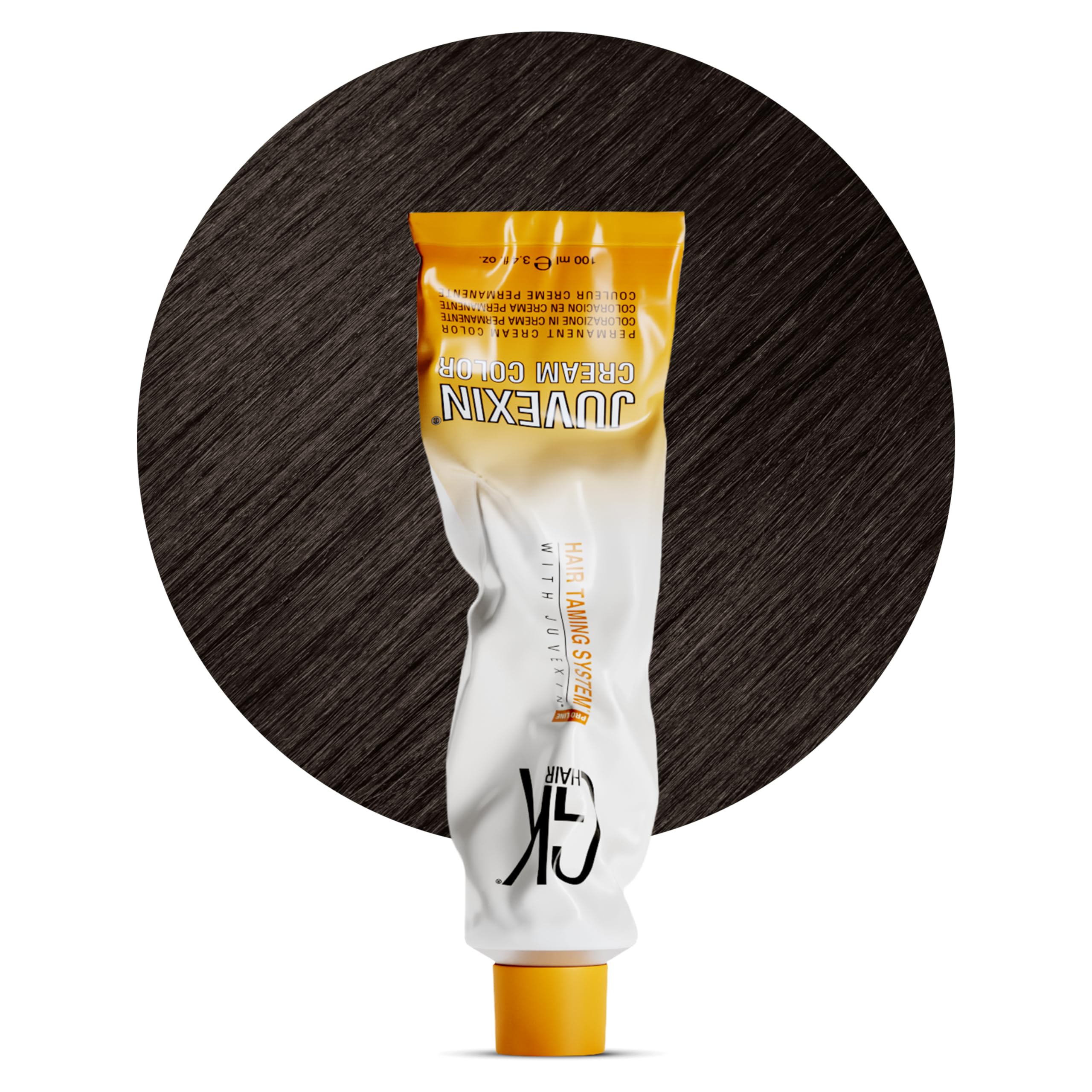 Global Keratin GK HAIR Hair Professional Hair Color Cream Tube 3.4Fl Oz Nutrition and Cleansing Color Styling High Performance Long Lasting Permanent Natural Toner Dyes Cold Dark Blonde