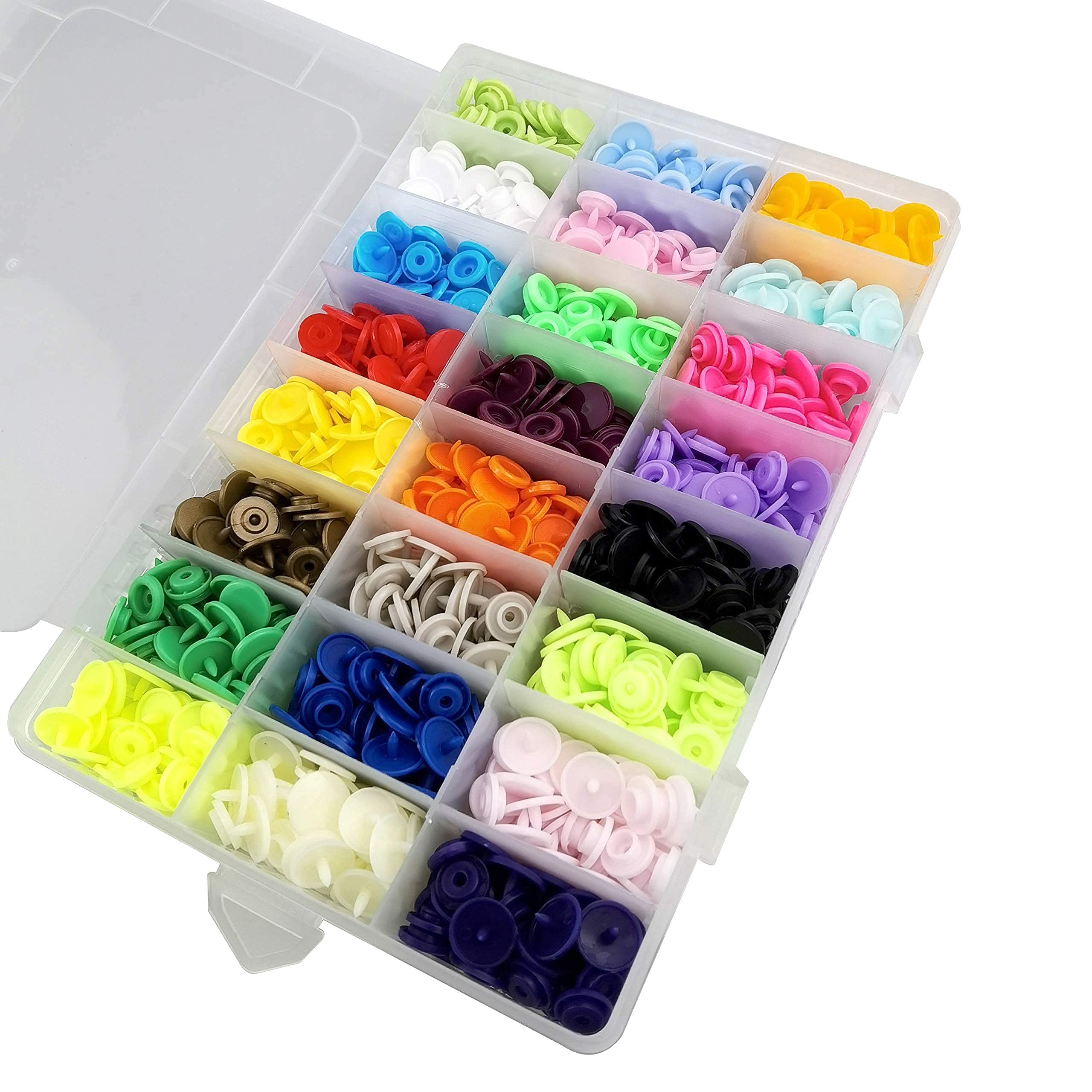 Buy Yeesingsen Plastic Snaps and Snap Pliers Set, 460 Sets 24Colors