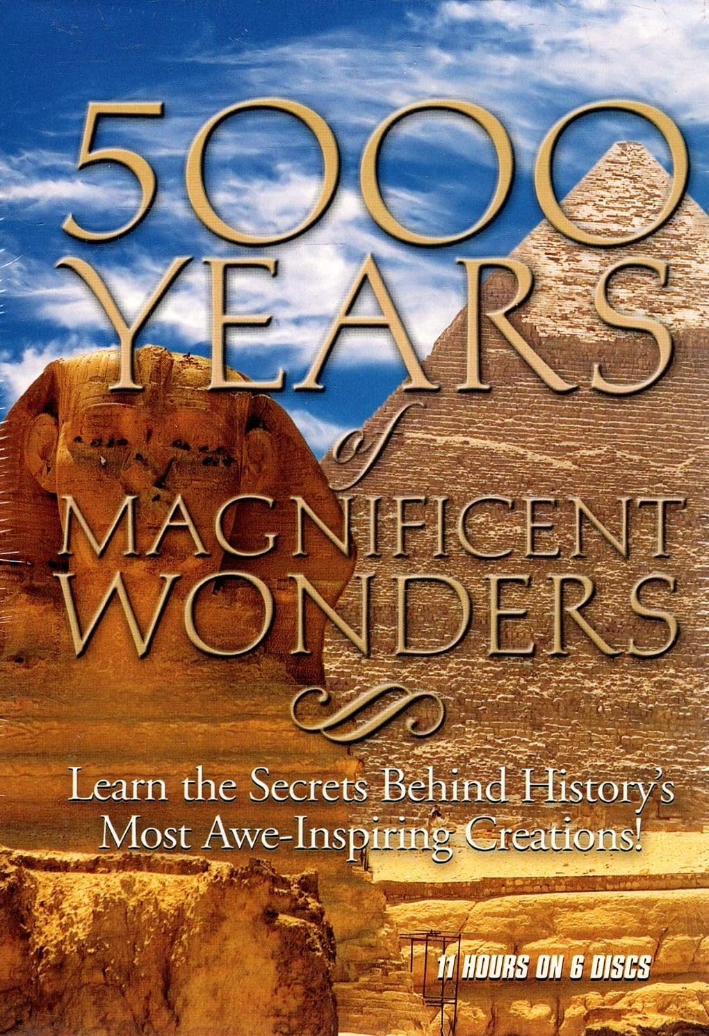 5000 Years of Magnificent Wonders DVD USA documental histórico de colección