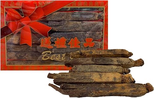 Raíz seca de ginseng rojo Panax, 6 años de grado premium (raíz de 8 onzas)