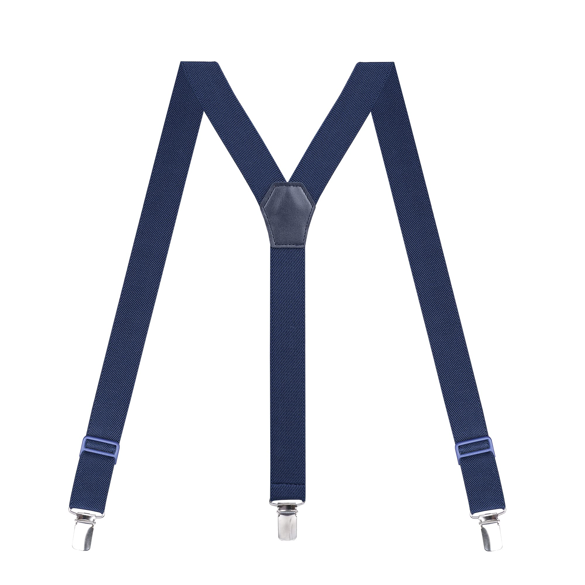 Womens Suspenders – Y Back Style – 1" Width - Comfortably Adjustable Elastic Straps and Metal Clips