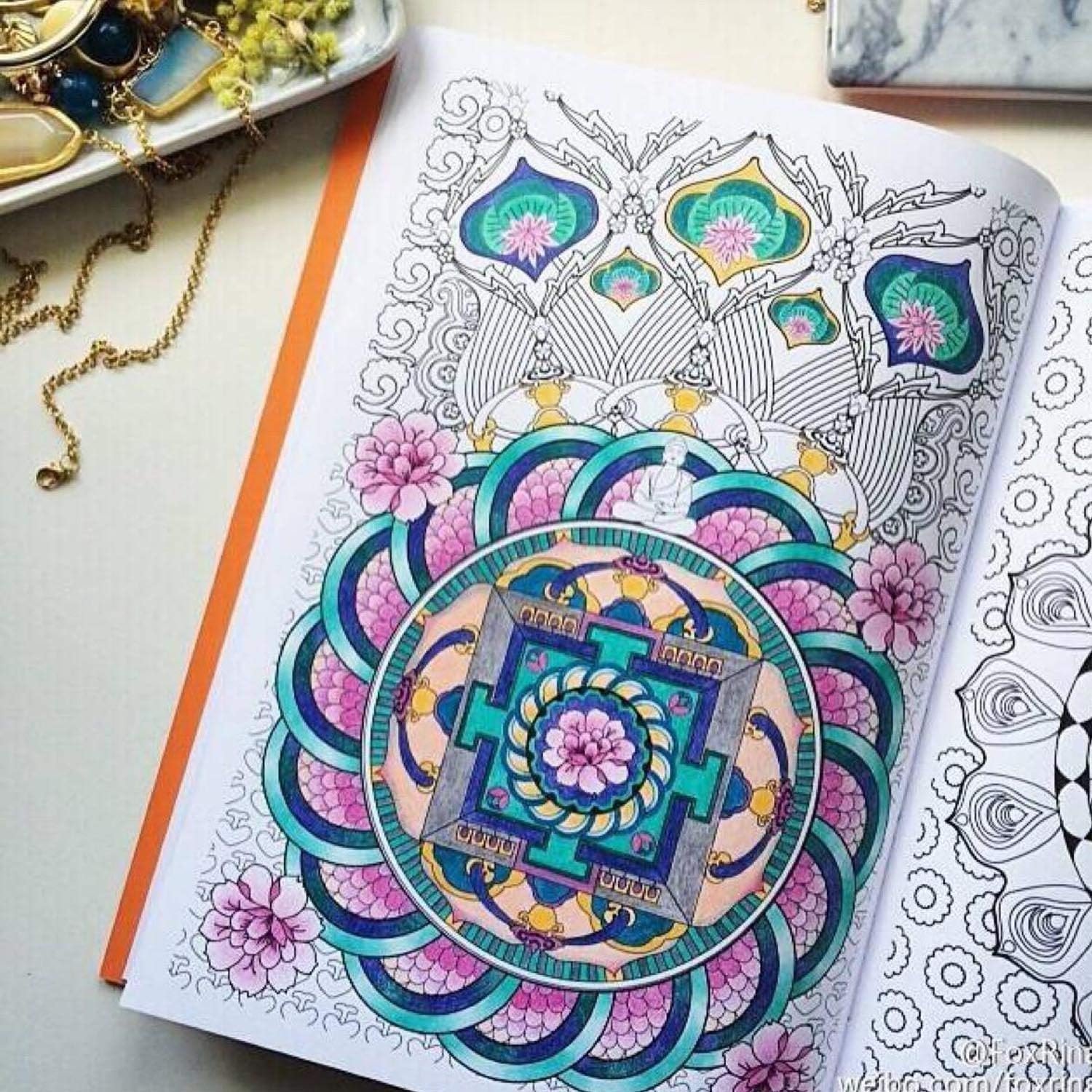 5pcs Mandala Dot Painting Tool Stencils Template Set, 8/12/16 Segment Creative Mandala Stencils Reusable Painting Stencils for DIY Wood, Fabric, Glass, Metal, Walls Art image 5