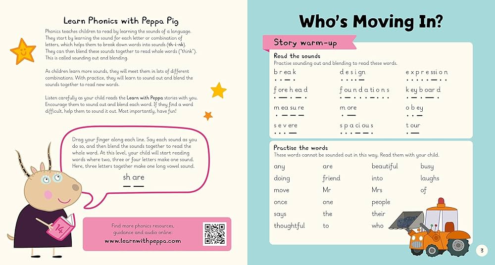 Learn with Peppa Phonics Level 5 Book 14 – Who's Moving In