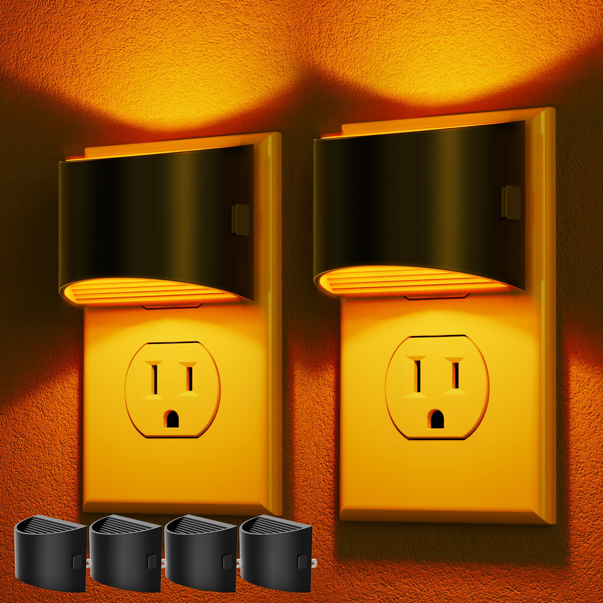 DORESshop Night Light, Night Lights Plug into Wall, Adjustable, Amber