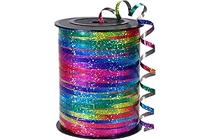 500 Yard Rainbow Ribbon for Colorful Gift Wrapping