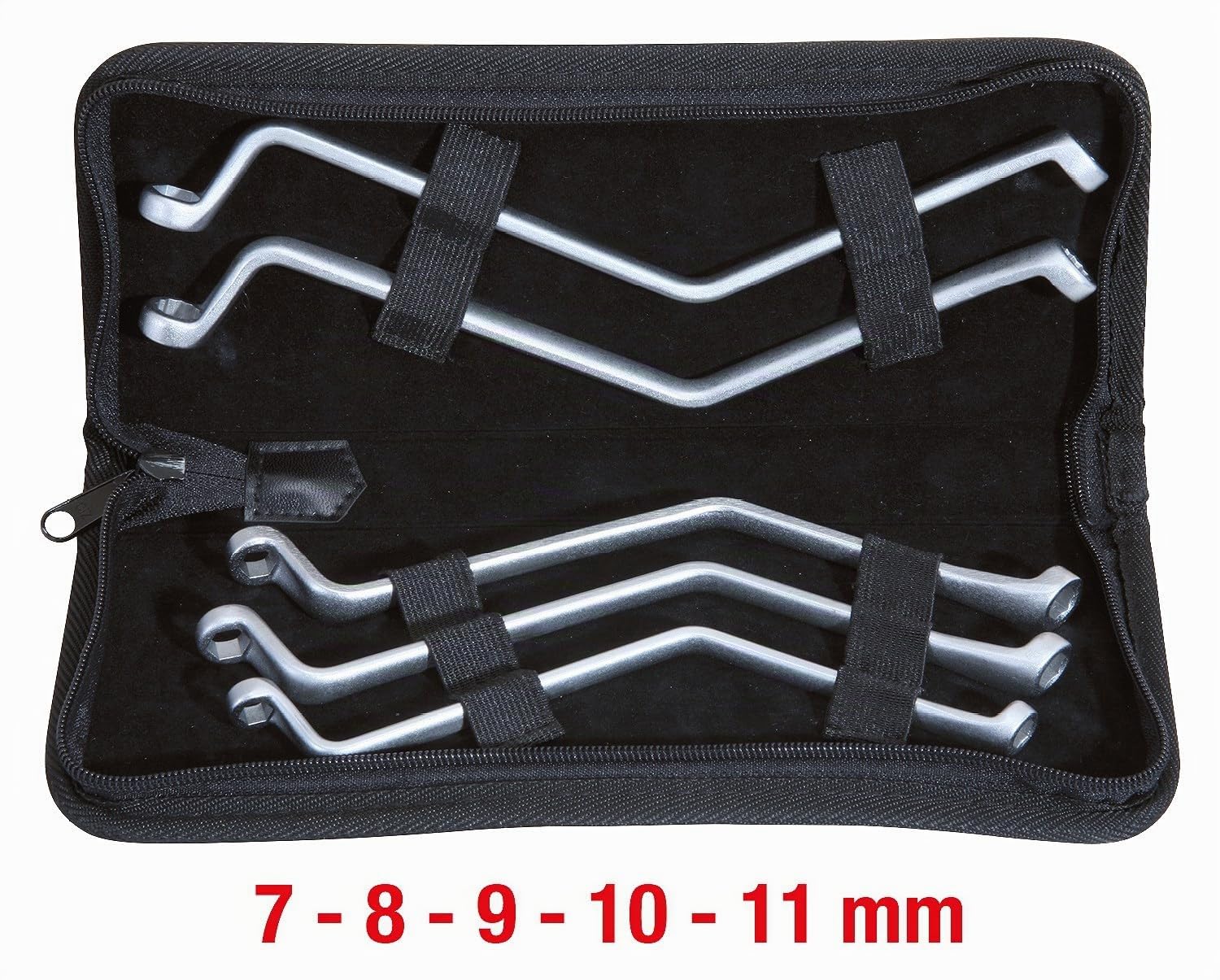 KS Tools 518.0300 Serie di Chiavi per Spurgo Freni Classic, 5 Pezzi, 7-11 mm