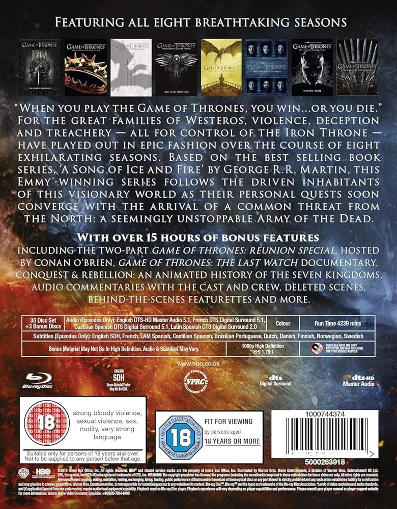 (未使用･未開封品)Game of Thrones: The Complete 6th Season | Exclusive Bonus Disc Behind-the-Scenes Look (Blu Ray + Digital HD) 未使用・未開封品)Game of Thrones: The Complete 6th Season