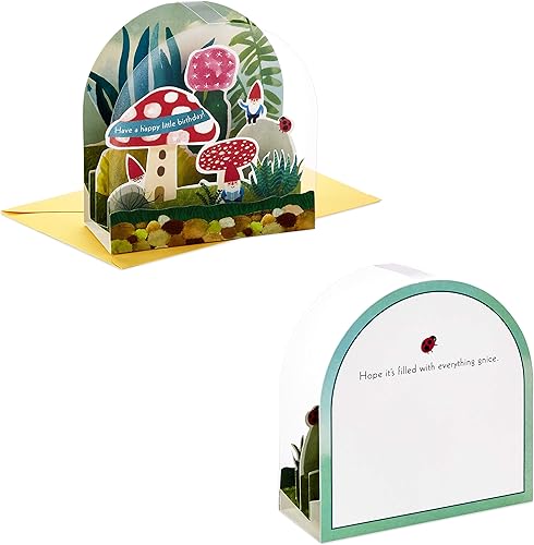 Miniatura 11 de Hallmark Paper Wonder - Tarjeta de cumpleaños desplegable (gnomos), número de modelo 599RZW1020
