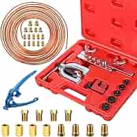 25Ft 3/16" Zinc-Coated Brake Line Kit And 16 Fittings, 2 Union And 4 - View #2