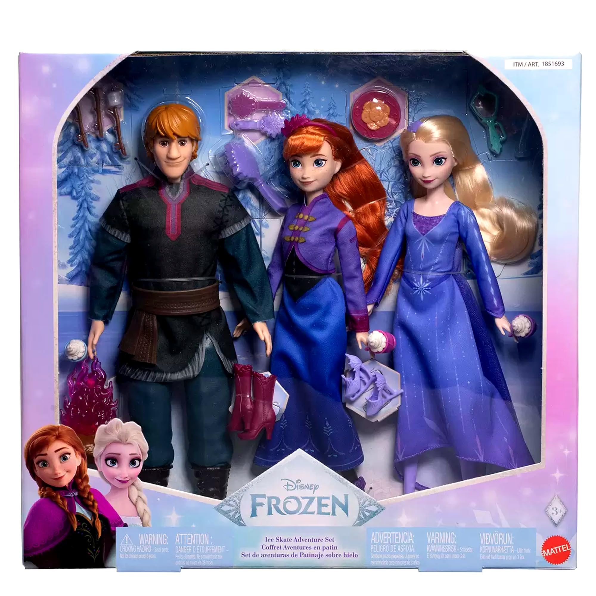 ♡*♡出品です！　Elsa&Anna様 Frozen Ice Skating Adventure Set - Anna, Elsa and Kristoff