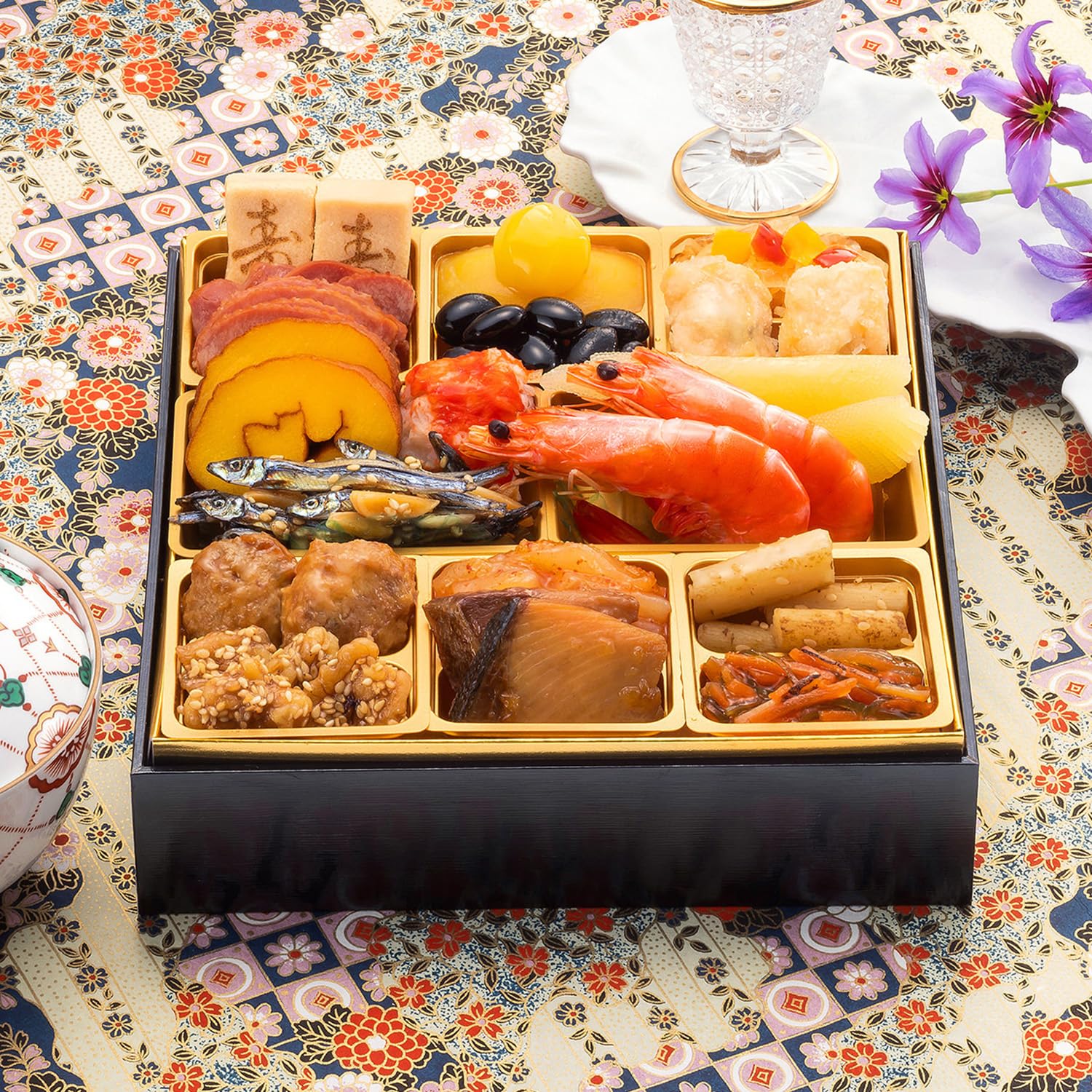 博多久松 本格定番おせち一人前 祇園 6.5寸1段重 全18品