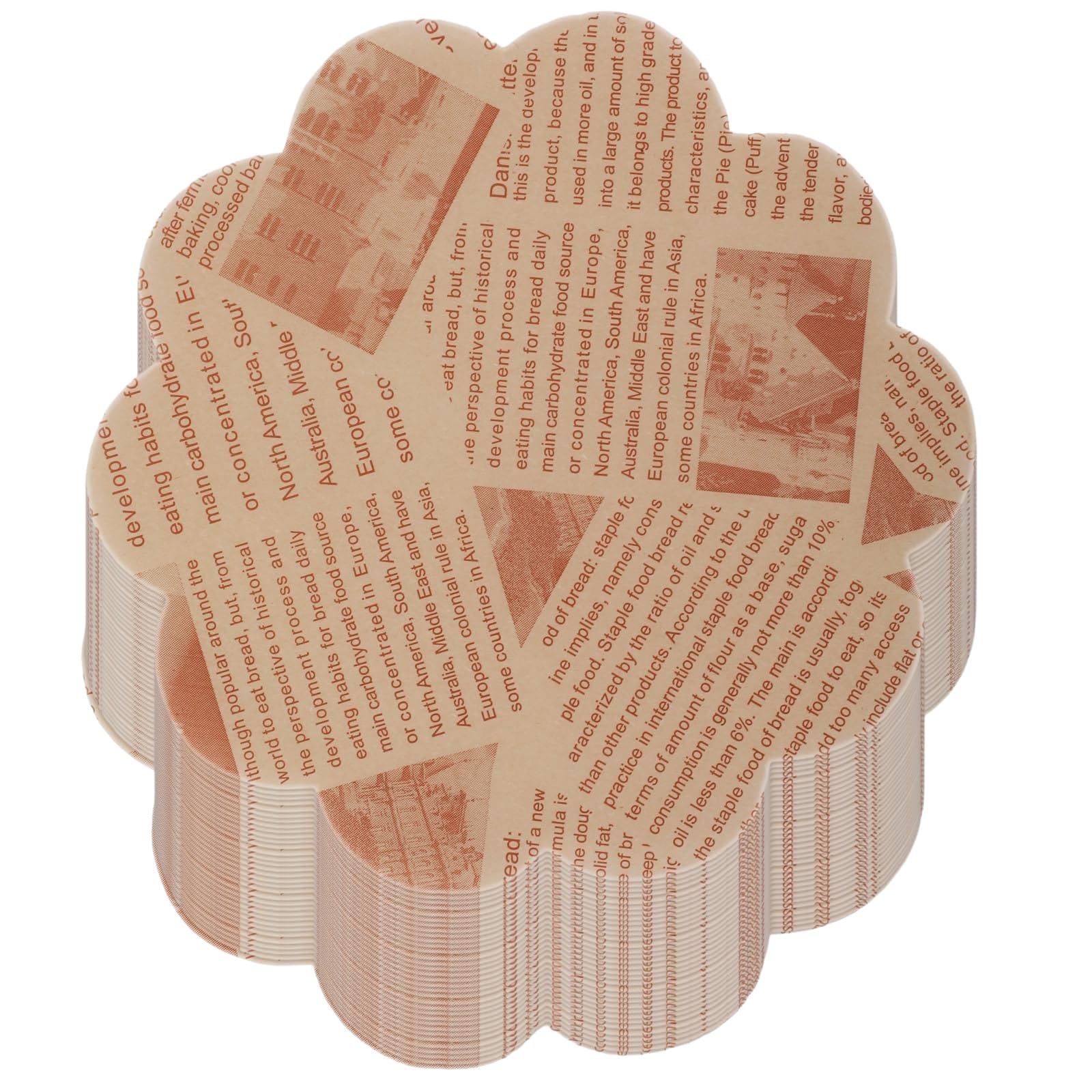 Tsophreniq Of 100 Food Grade Greaseproof Wrapping Papers Treat Paper for Sandwiches Snacks and Floral Arrangements Treat Paper for Food