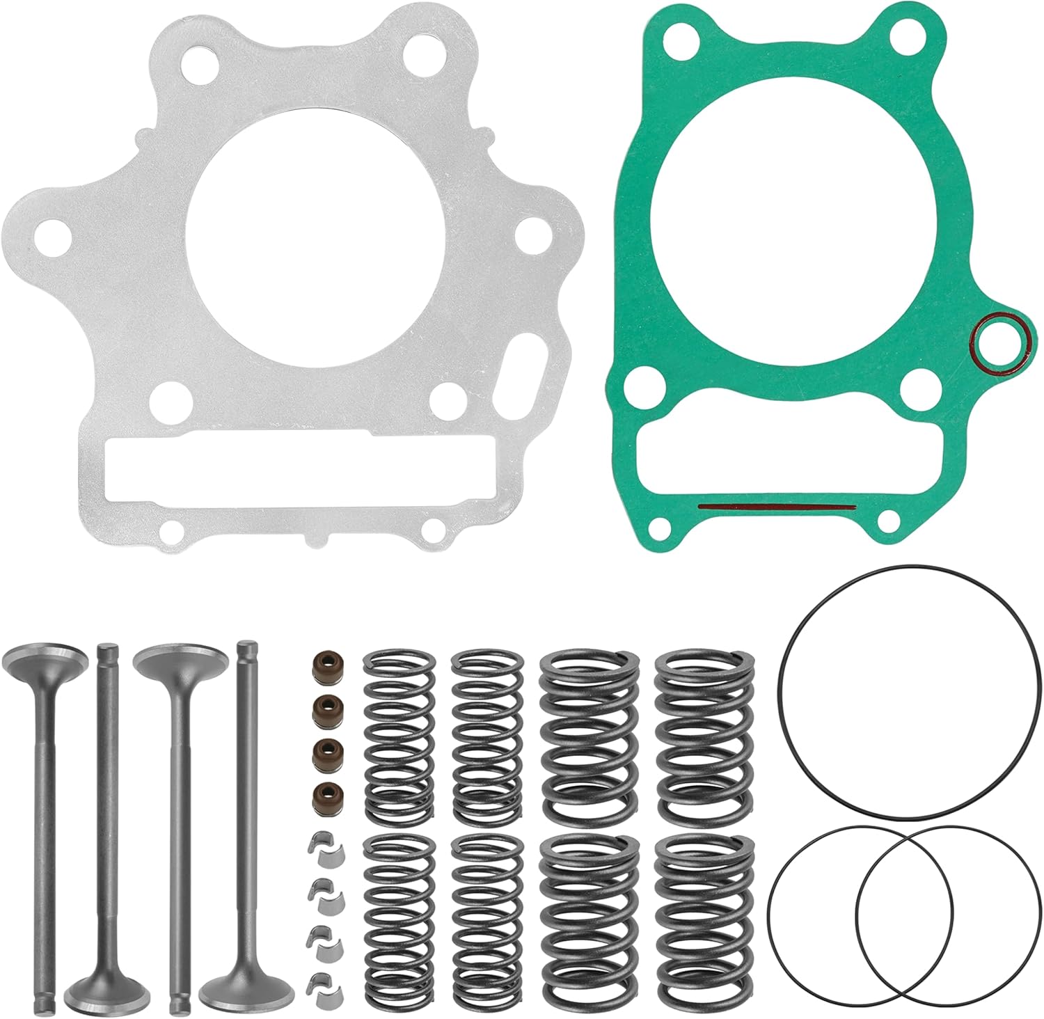 Caltric Cylinder Head Valve Gasket Kit Compatible with Honda TRX300EX Sportrax 300 2X4 1993-2008