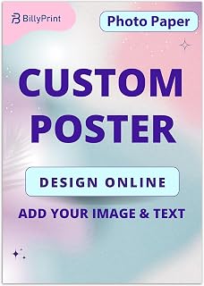 BillyPrint Custom Poster Prints - Personalized Photo to Poster Printing - Make Your Own Poster, Premium Photo, Wall Art Prints - 8.5x11in