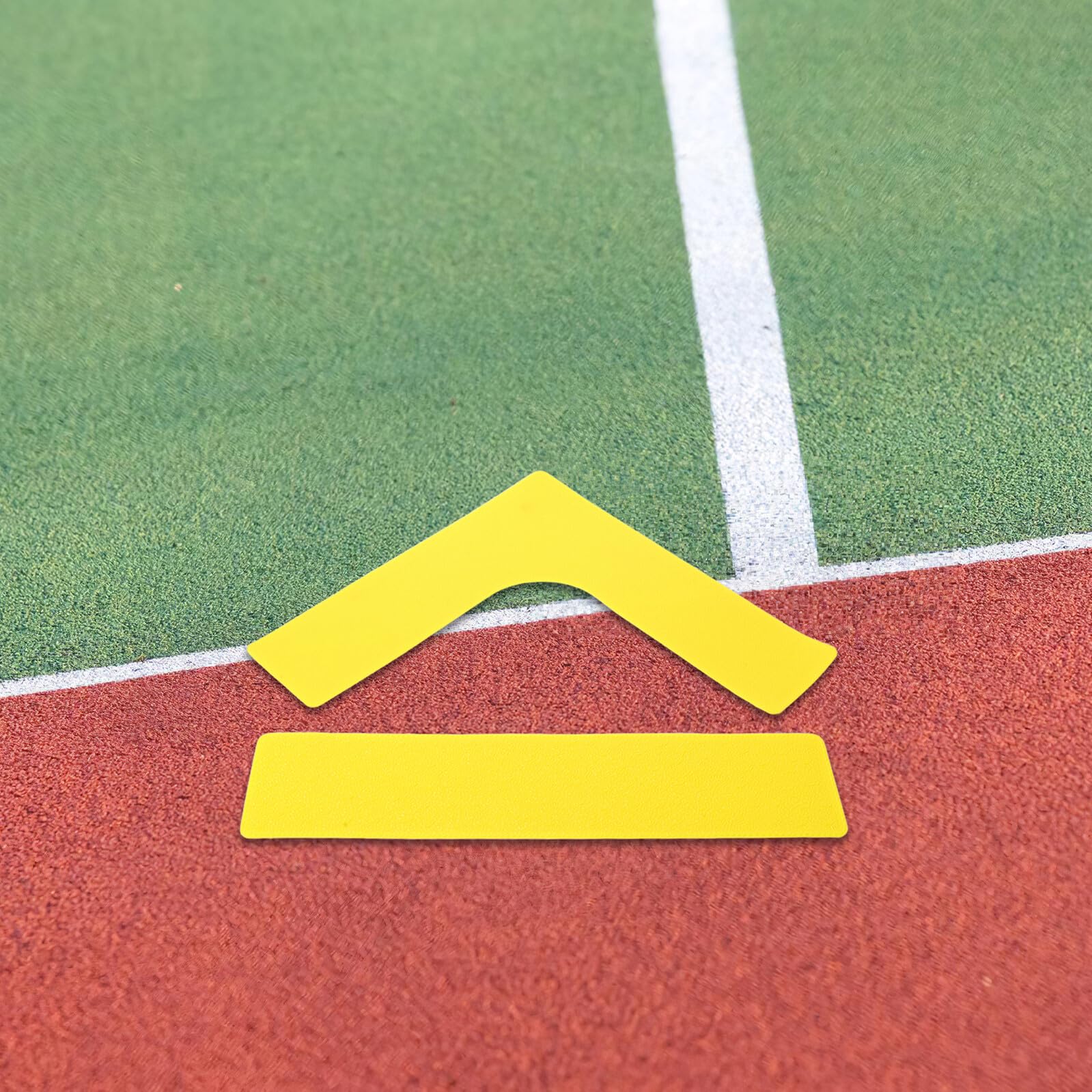 Przenośny Zestaw Znaczników Linii Do Kortu Pickleball Trwałe Antypoślizgowe Markery Do Oznaczania Boisk Tenisowych Elastyczne Akcesoria Treningowe Korty Wewnętrzne i Zewnętrzne
