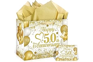 50th Anniversary Gift Bag: A Golden Celebration