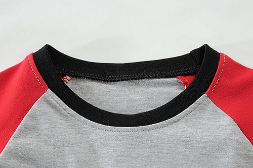 Little Boys Christmas Pajamas Kids Santa Claus Pjs Toddler Holiday Clothes Long Sleeve 2 Pcs Cotton Sleepwear Sets 1-7T(6# Monster Truck/Plaid,3T)