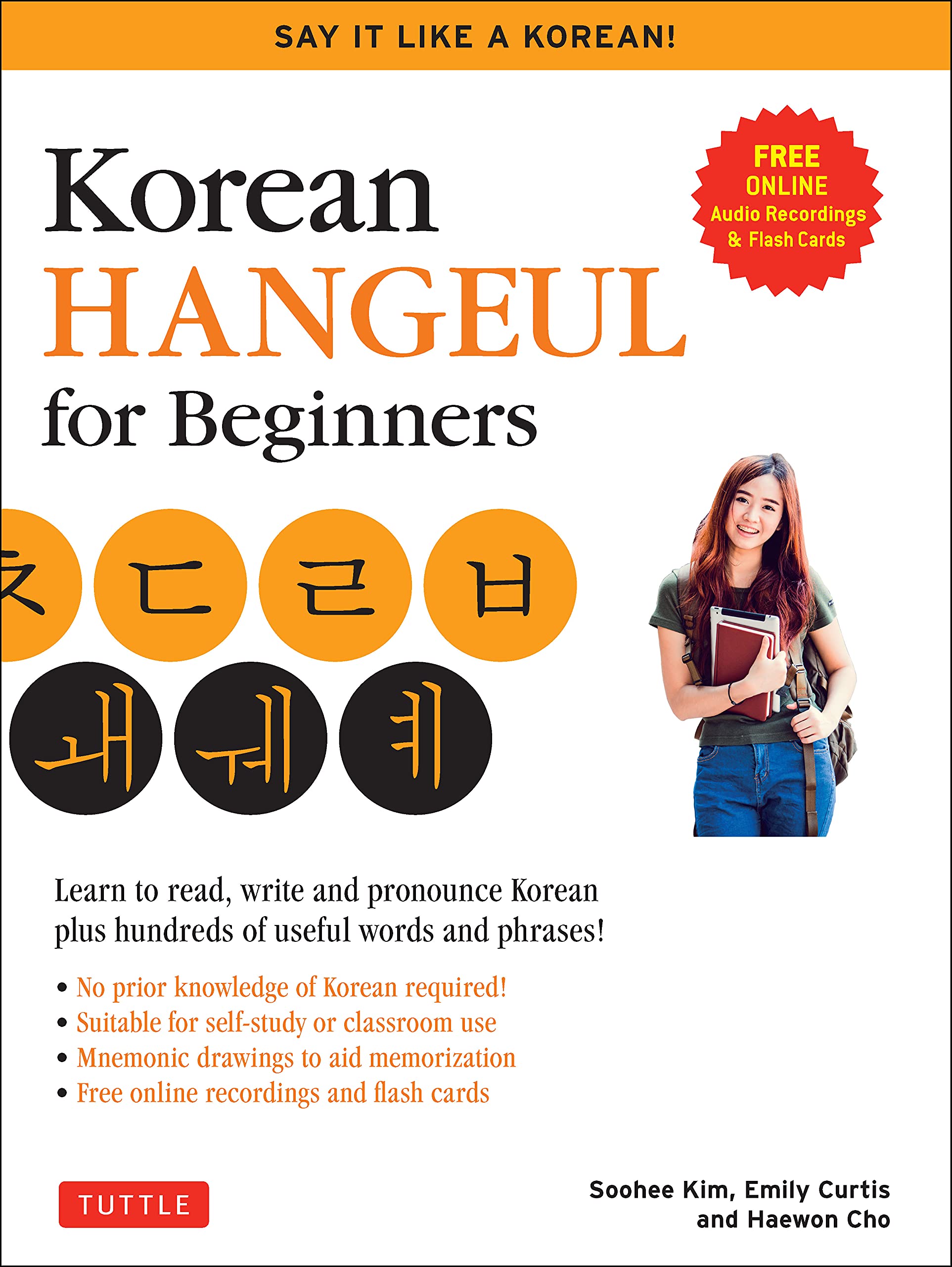 Buy Korean Hangul for Beginners Say it Like a Korean Learn to read