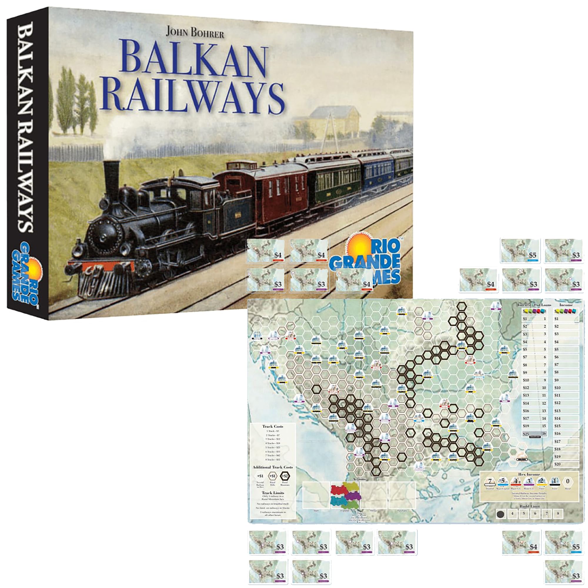 Rio Grande Games: Balkan Railways - Gioco da tavolo economico