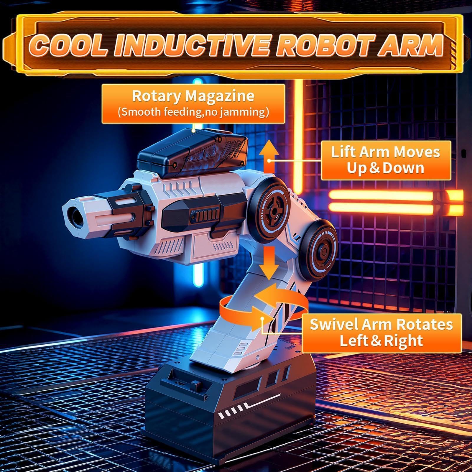 Mechaniczne Ramię Zabawka Naramienna Ergonomiczny Zdalnego Sterowania Z | Indukcyjne Ramiona Robota Dla Dzieci Powyżej 8 Lat, Do Zabawy W Domu, Ogrodzie I Na Świeżym Powietrzu