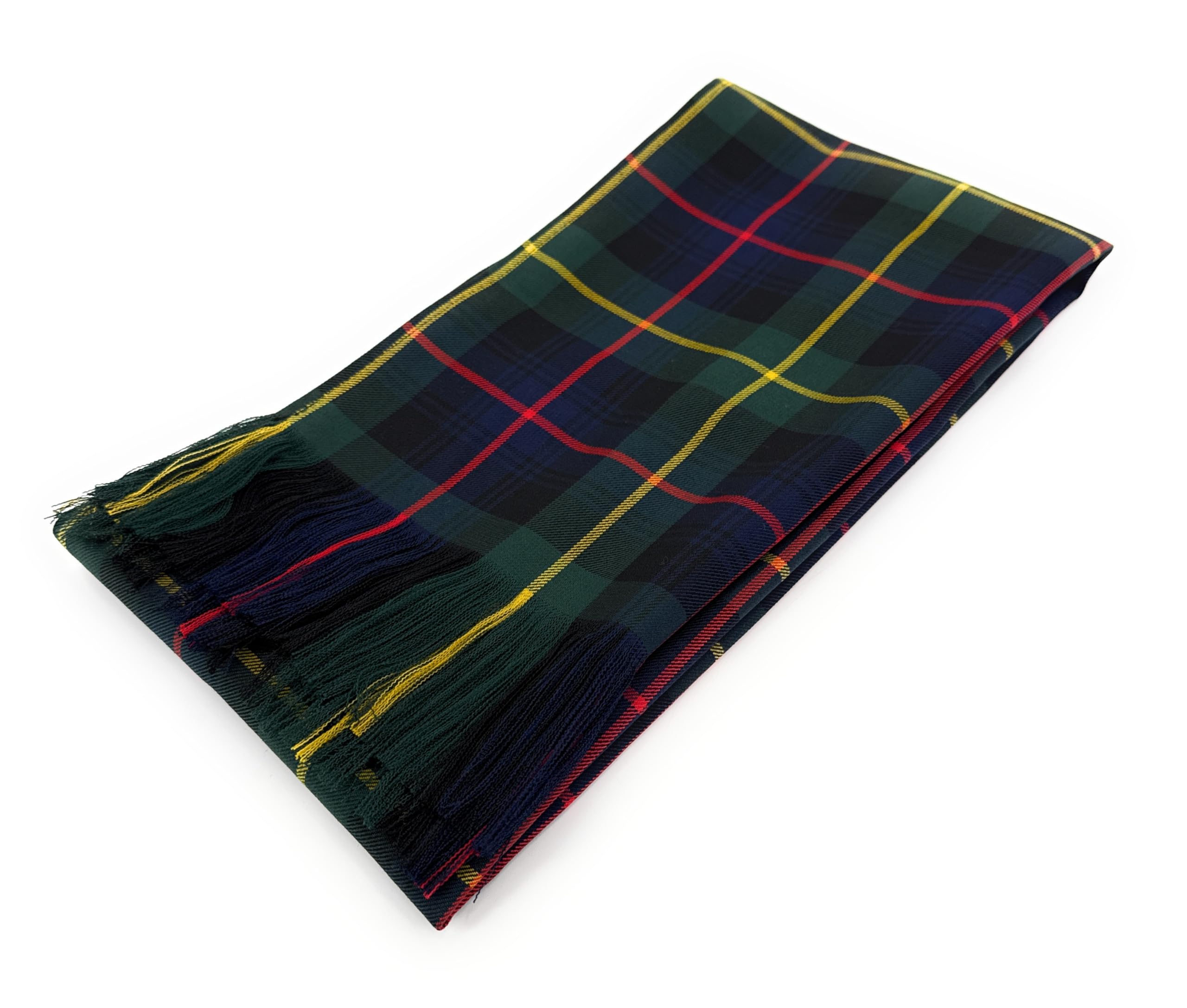 Tartan Tweeds Women's Farquharson Clan Tartan Sashes, Girls Tartan Fringed Sash, Scottish Highland Dance, Wedding, Party, Fancy Dress 28Cm X 228Cm (Farquharson)