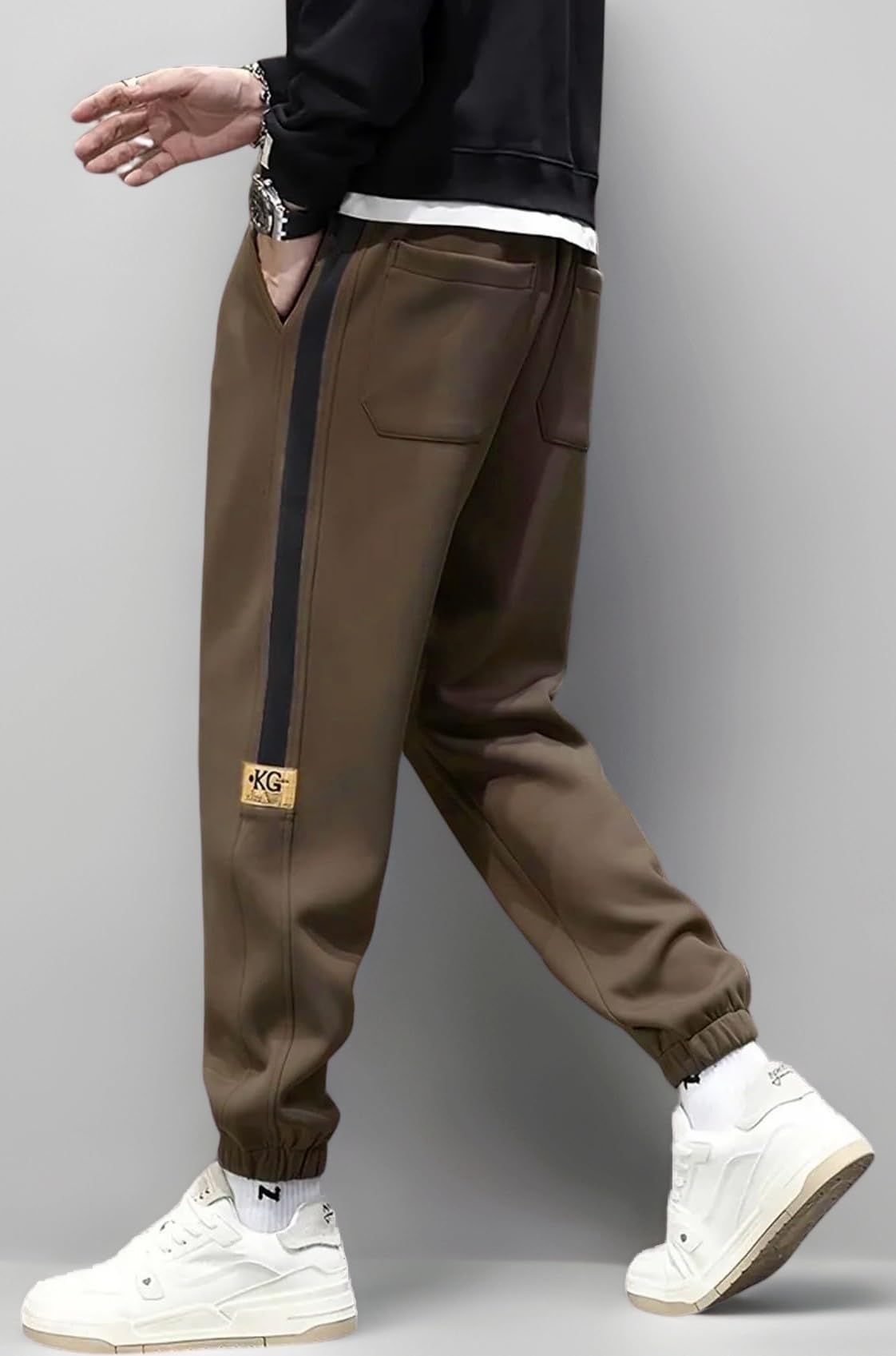 Lymio Track Pant for Men || Regular Fit || Track Pants || Lycra Full Elastic Jogger Track Pant (Available in Combo Packs) (TP-36-38)