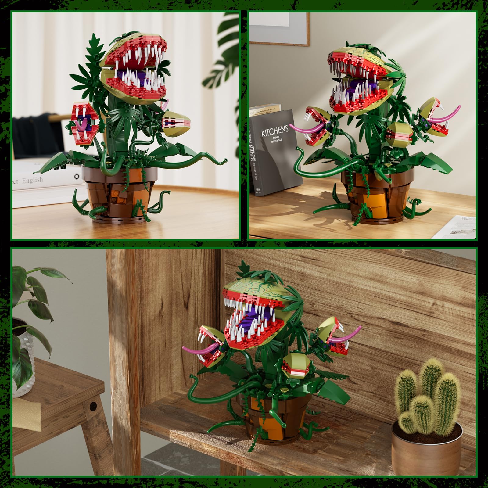 Amazon.com: Millionspring Piranha Plant Audrey II 2 Building